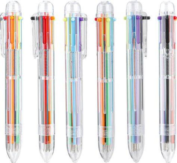 What are pens with multiple colors called?