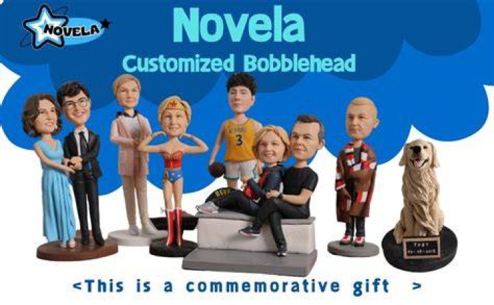 What are the collectible bobble heads called?