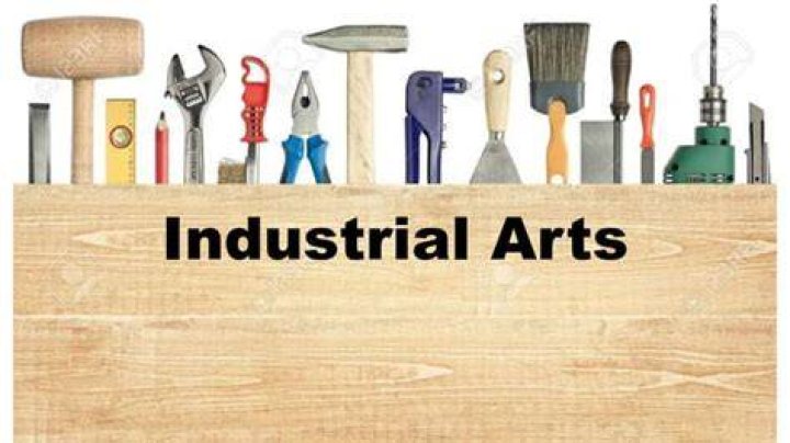 What are the examples of industrial arts?