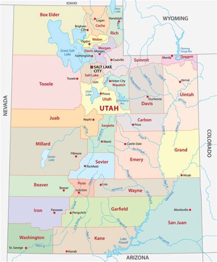 What are the main cities in Washington County Utah?