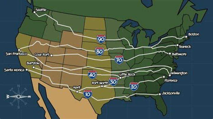 What are the major US highways?