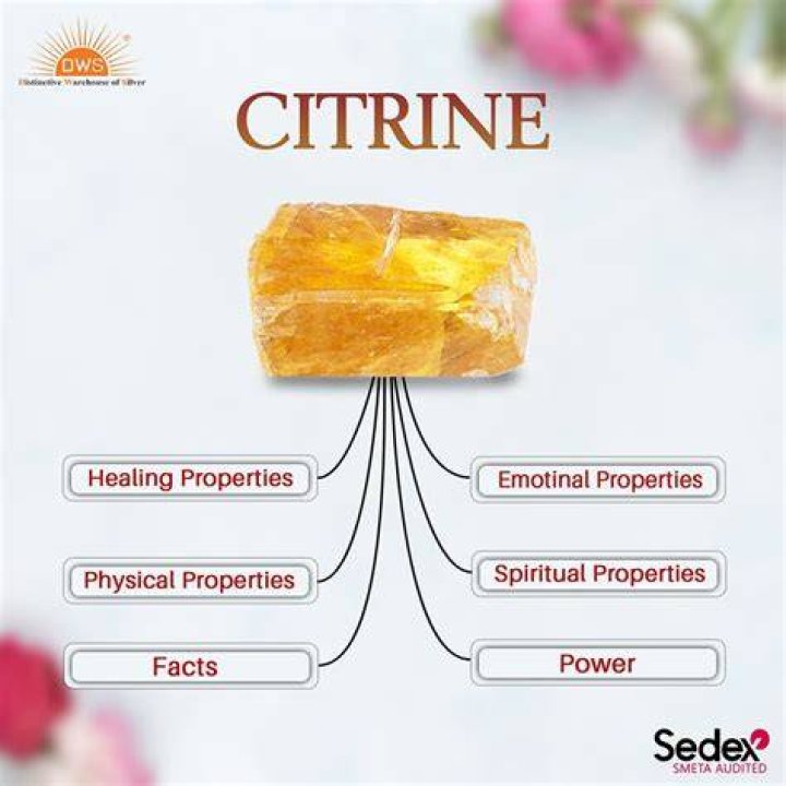 What are the spiritual properties of citrine?