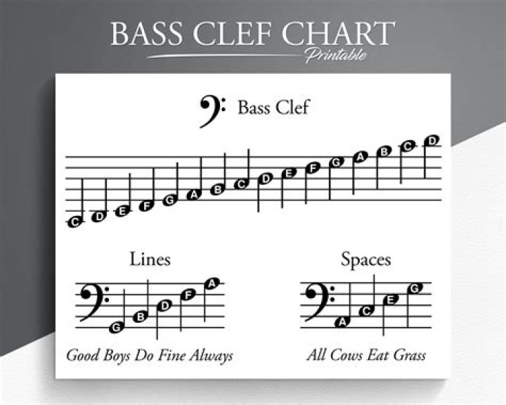 What bass clef scale has two flats?