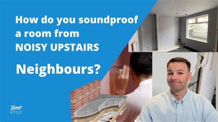 What can I do if my upstairs neighbor is stomping?