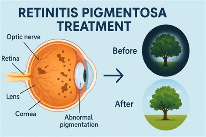 What causes retinitis pigmentosa?