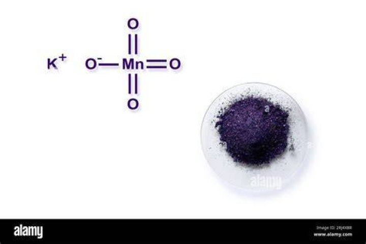 What colour is iron permanganate?