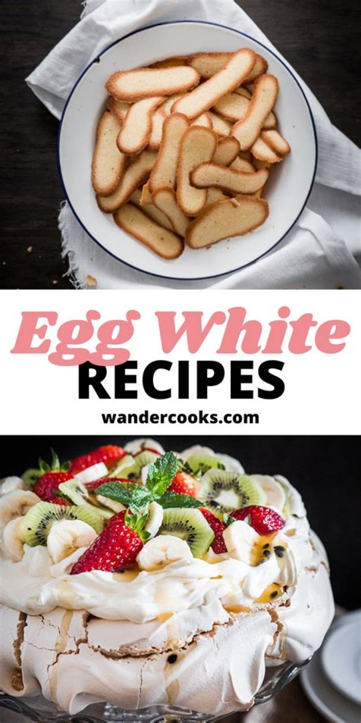 What dessert can be made from egg whites?