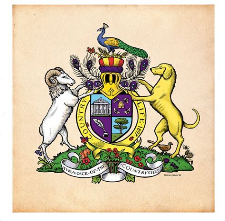 What do animals mean on a coat of arms?