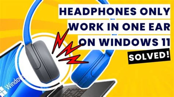 What do I do if my Bluetooth headphones only work on one side?