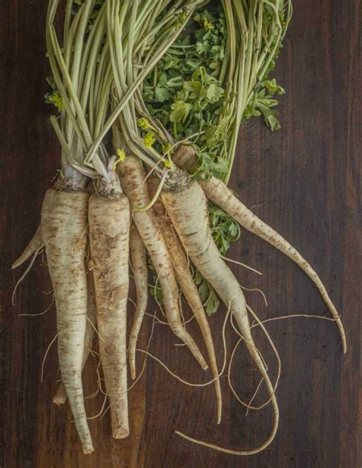 What do parsley roots taste like?