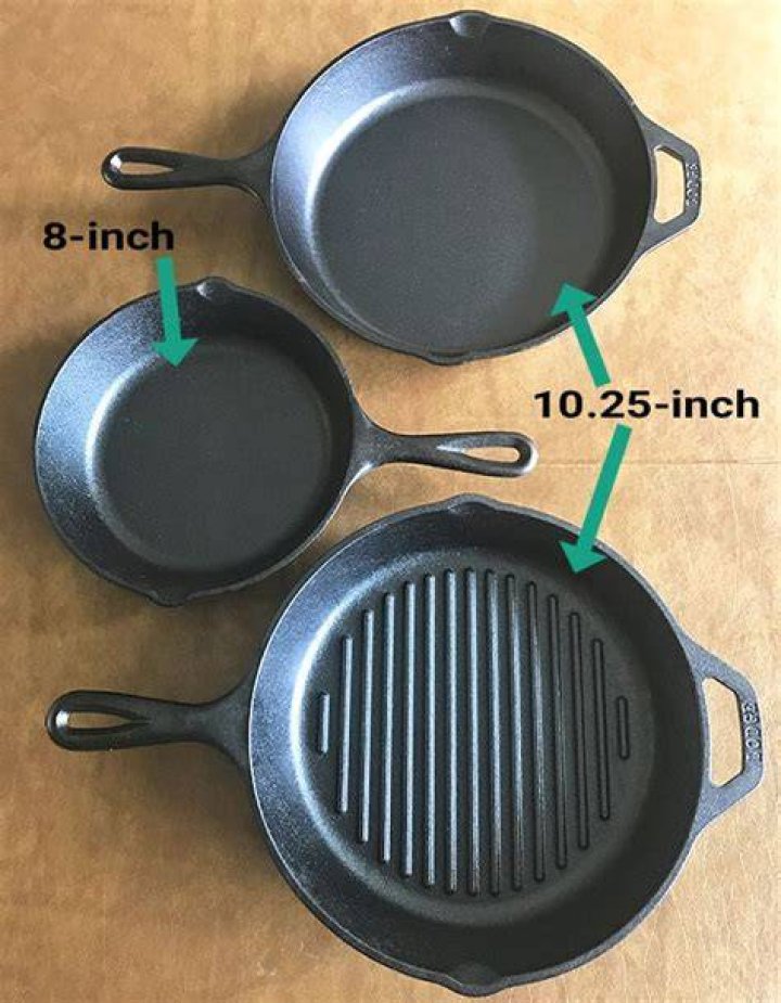 What do the numbers on the bottom of a Lodge cast iron skillet mean?