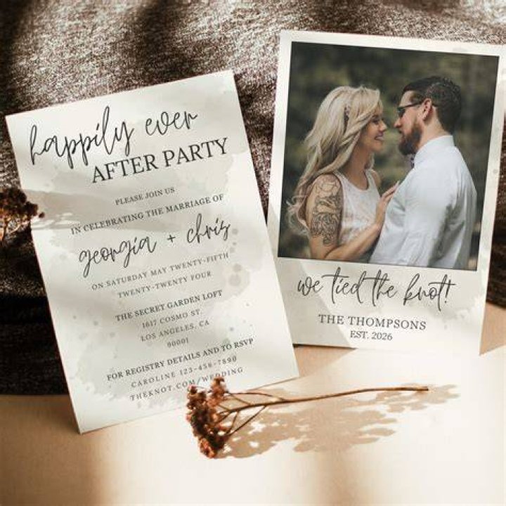 What do you call a party after elopement?