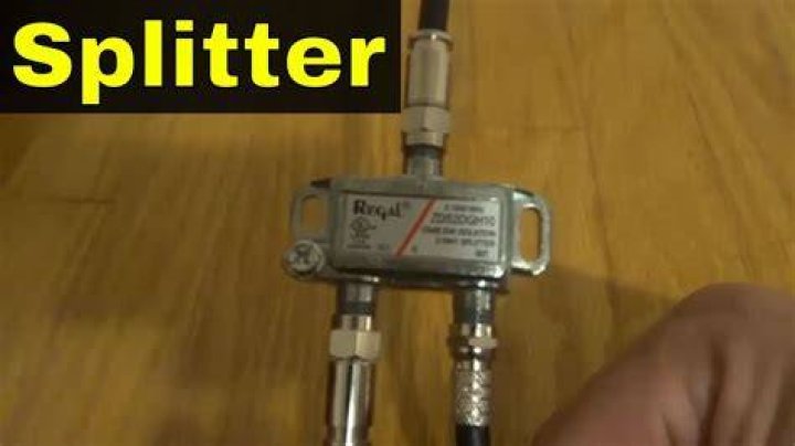 What does a broadband splitter do?