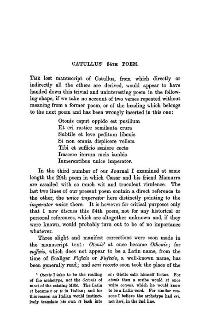 What does Catullus 70 mean?