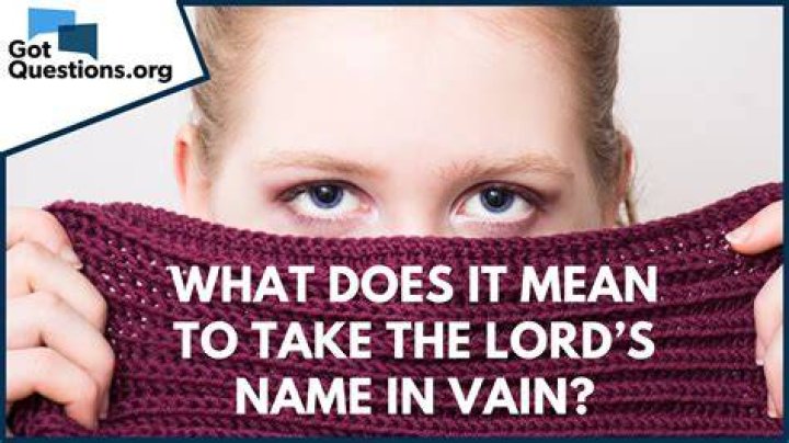 What does cry in vain mean?