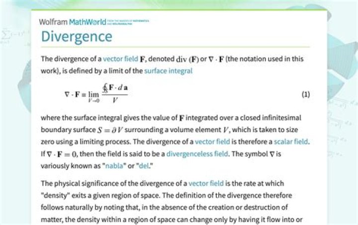 What does diverge mean in math?
