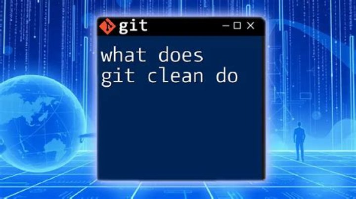 What does git clean mean?