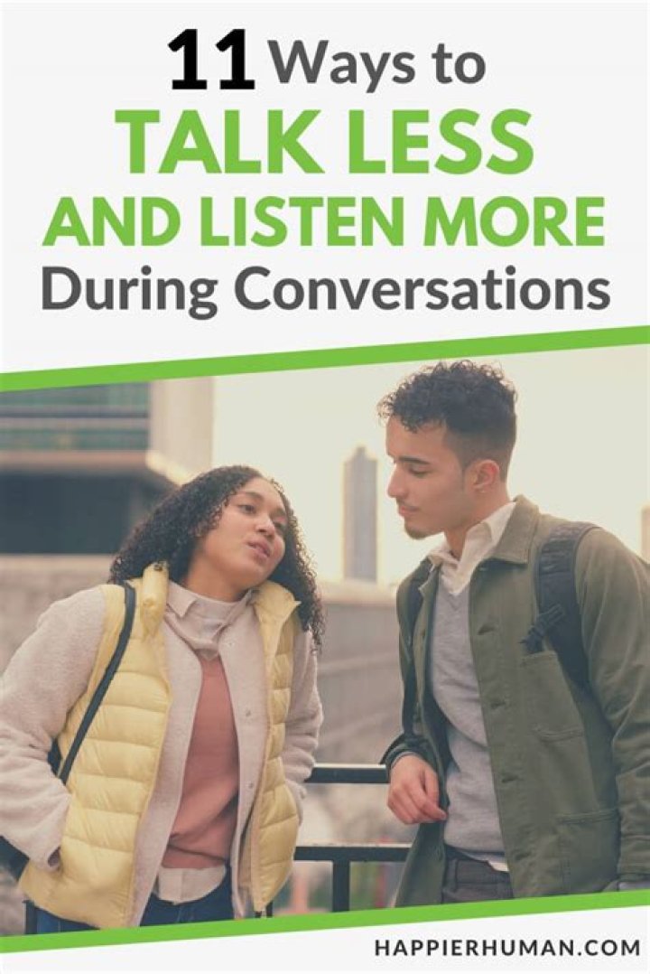 What does it mean to talk less and say more?