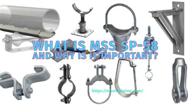 What does MSS SP-58 stand for?