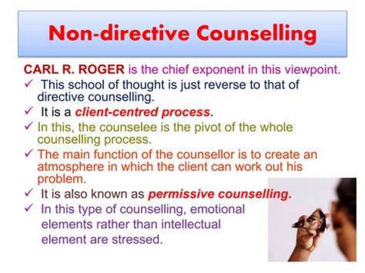 What does non-directive mean in Counselling?