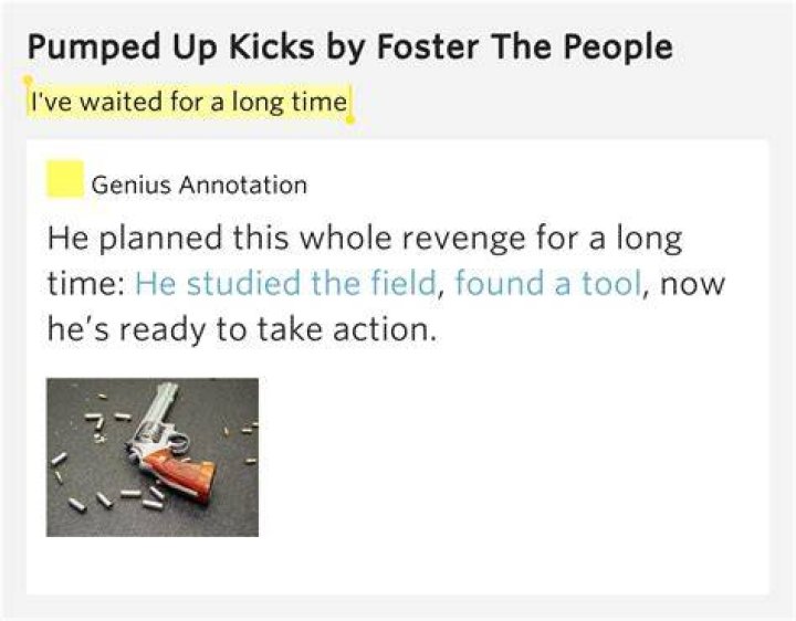 What does Pumped Up Kicks mean?