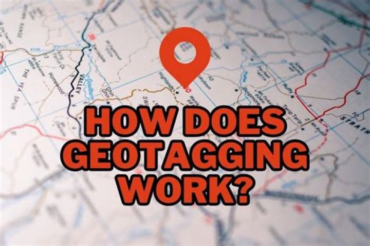 What does the geotagging feature on your phone do?