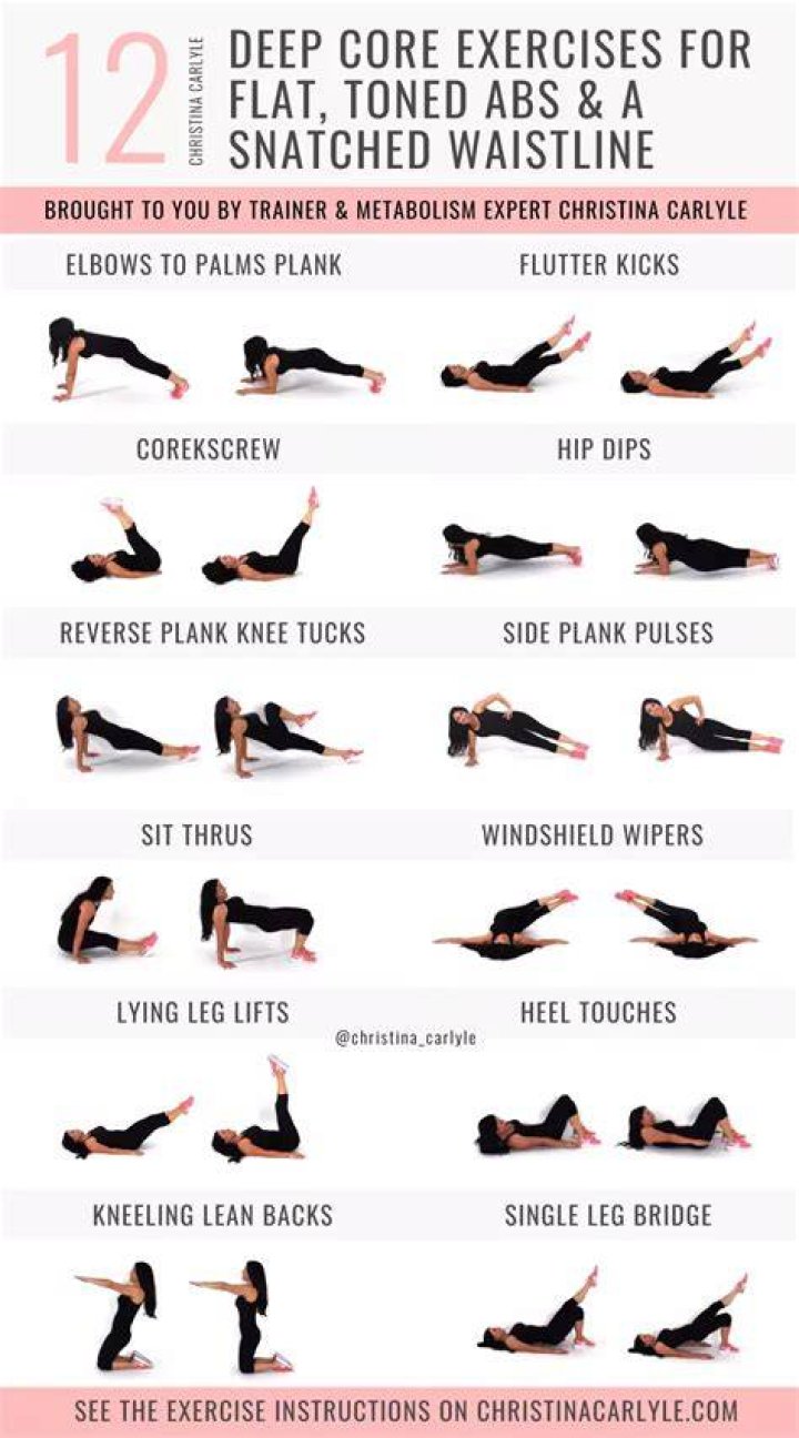 What exercises improve core strength?