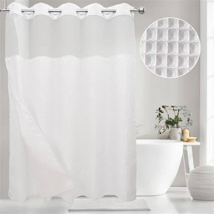 What is a 3 in 1 shower curtain?