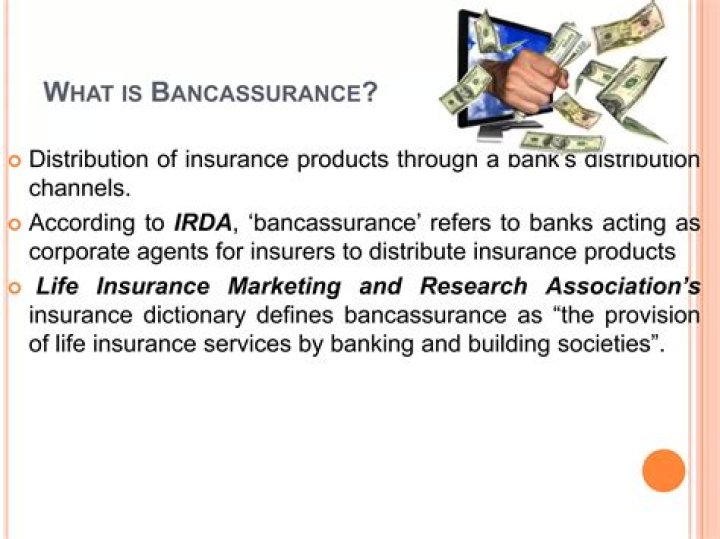 What is a bancassurance example?