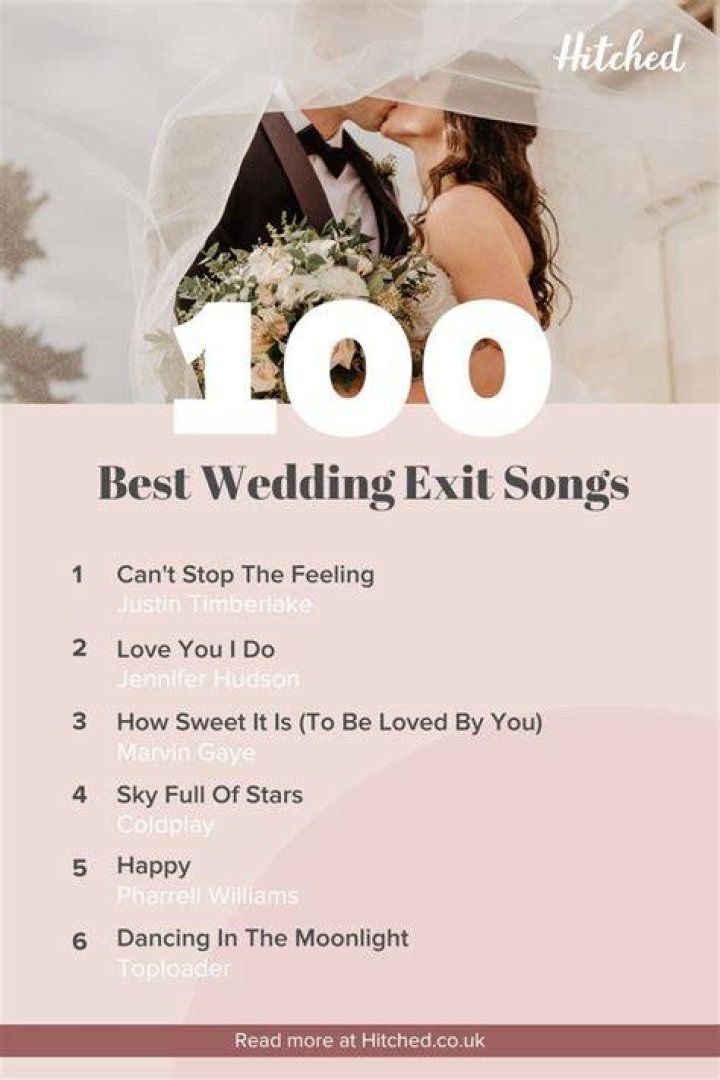 What is a good exit wedding song?