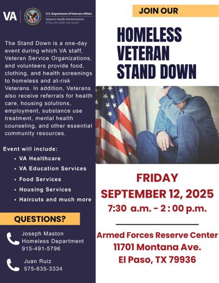 What is a Stand Down for Homeless Veterans?