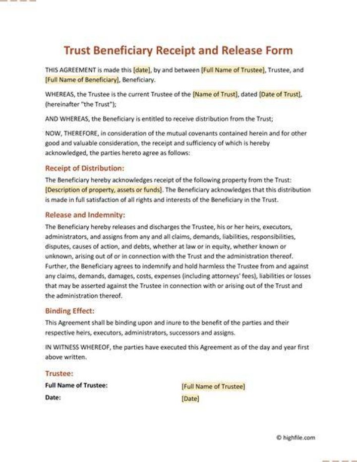 What is accountable trust receipt?