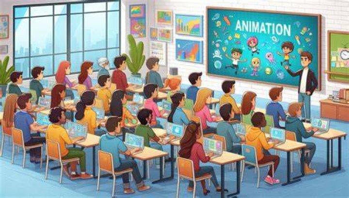 What is background painting in animation?