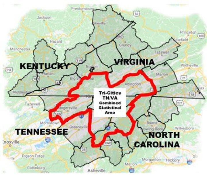 What is considered the Tri City area?