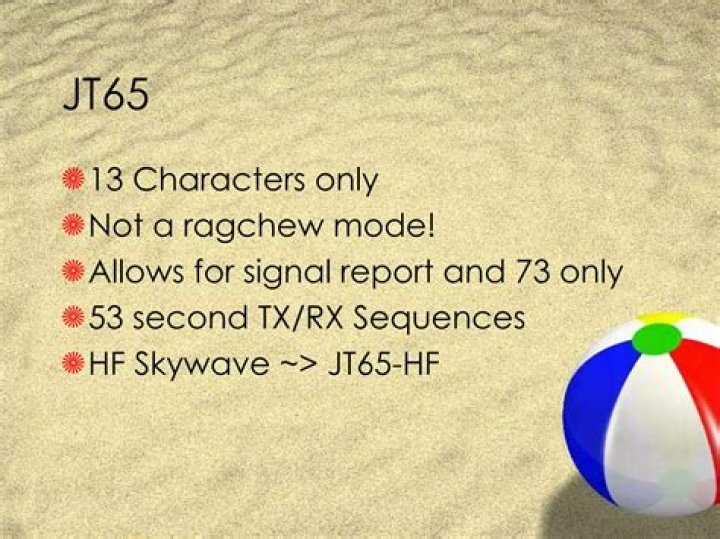 What is JT65 mode?