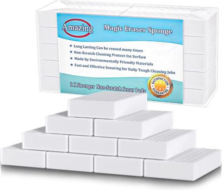 What is melamine sponge made of?