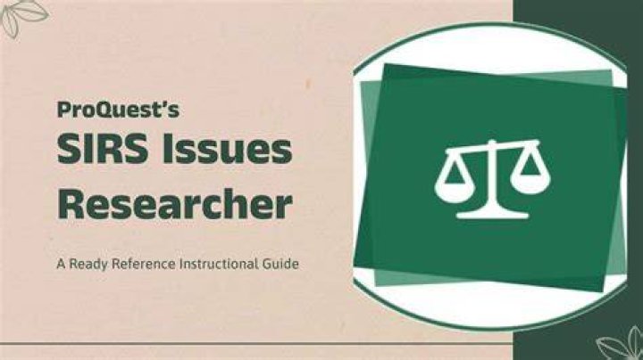 What is SIRS Issues Researcher?