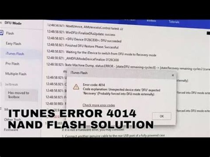What is the apple Error 4014?