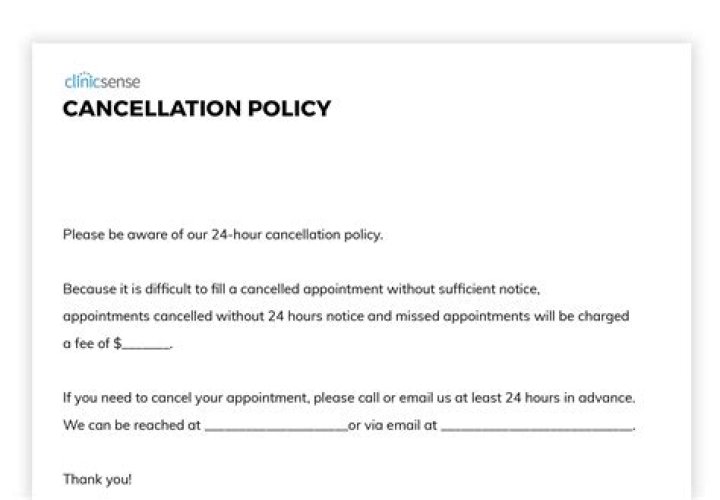 What is the cancellation policy for Priceline?