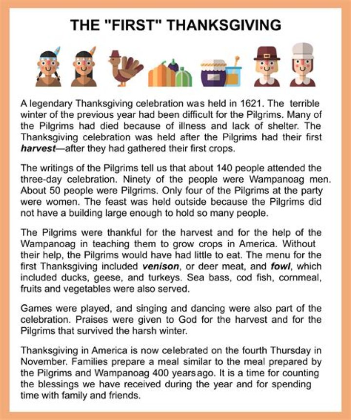 What is the factual history of Thanksgiving?