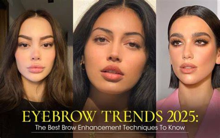 What is the latest trend in eyebrows?
