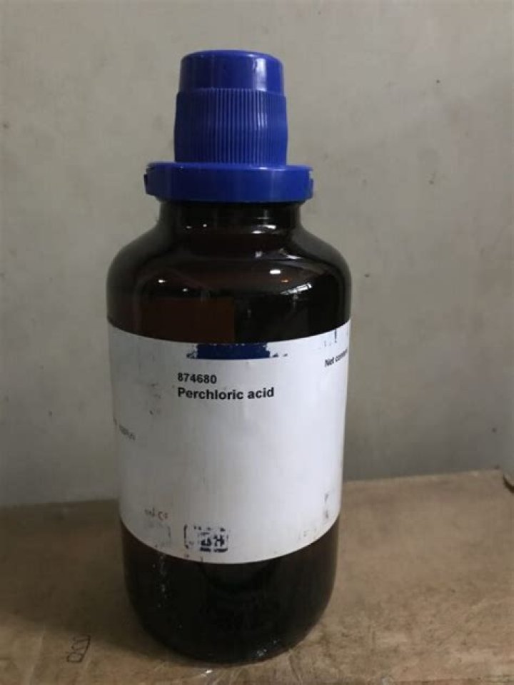 What is the molar mass of perchloric acid?