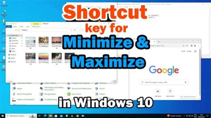 What is the shortcut key for Maximize?