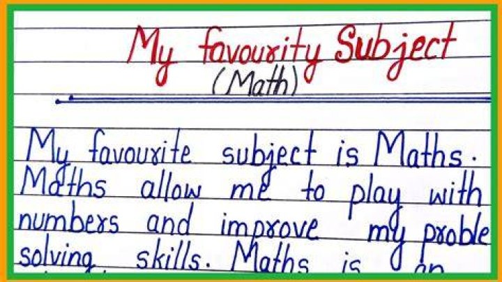 What is your Favourite subject Mathematics?