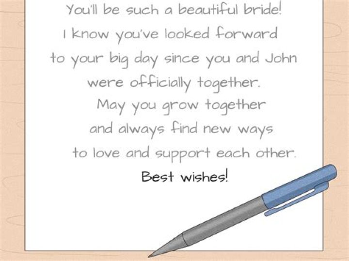 What should I write in a wedding card quote?