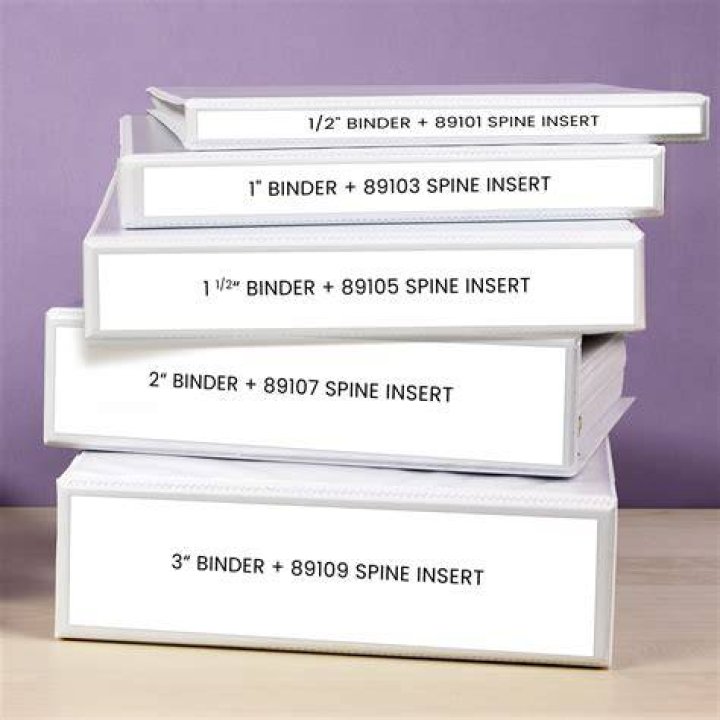 What sizes do ring binders come in?