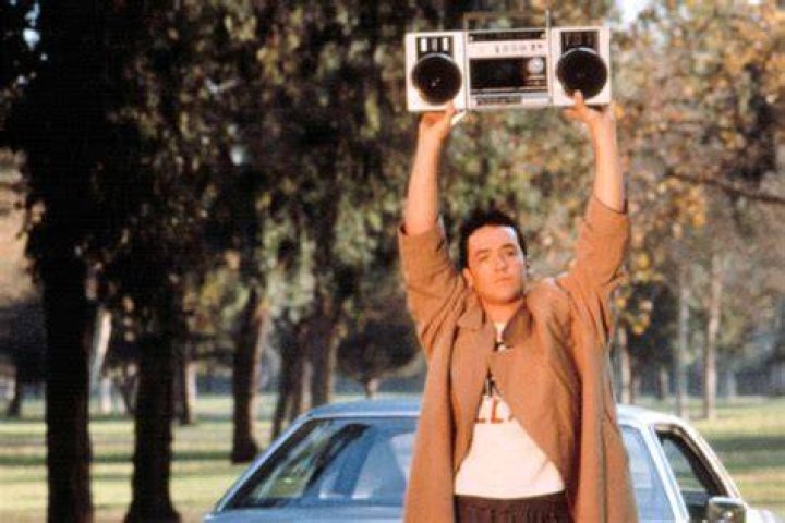 What song was playing on the boombox in Say Anything?