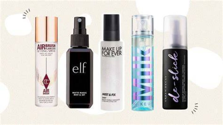 What spray do we use at the end of makeup?
