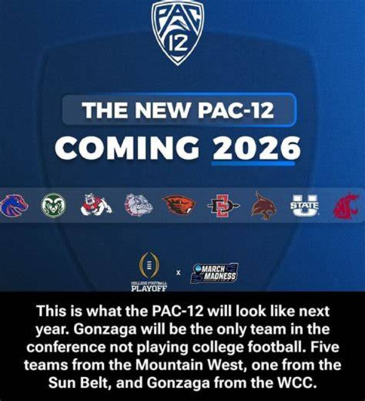 What teams are in the Pac 12 Football conference?