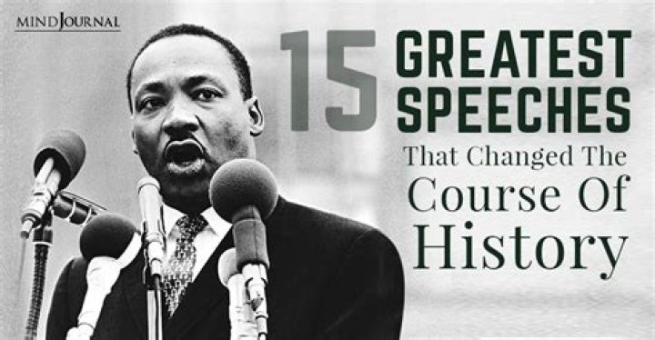 What was the greatest speech in history?